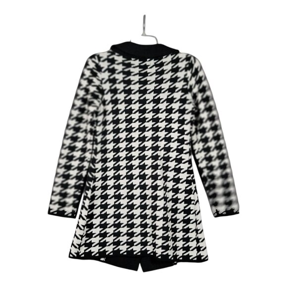 P. Luca Milano Sweater Houndstooth Pattern Acrylic Long Sleeve Women's Sz Small - Picture 3 of 9